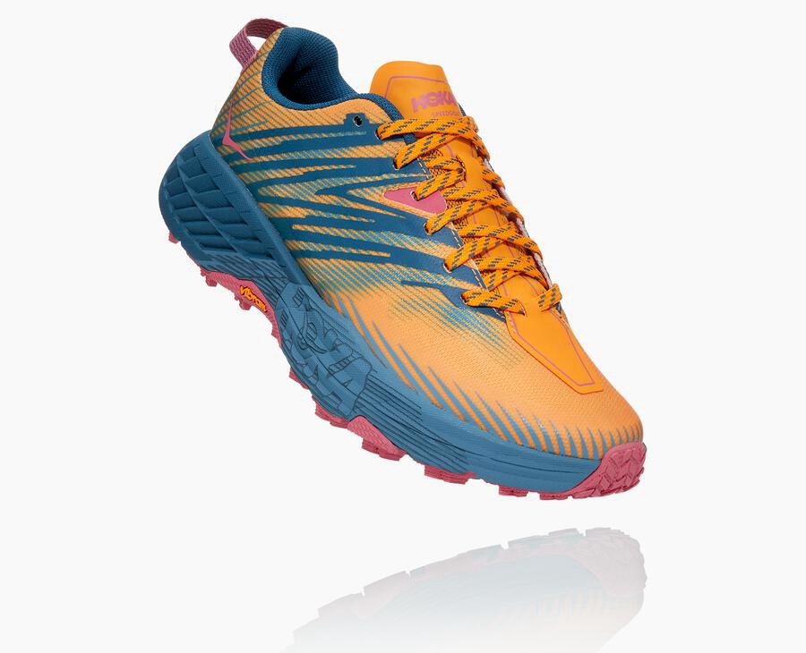 Hoka One One Spor Ayakkabı Kadın Mavi - Speedgoat 4 - GN2863150